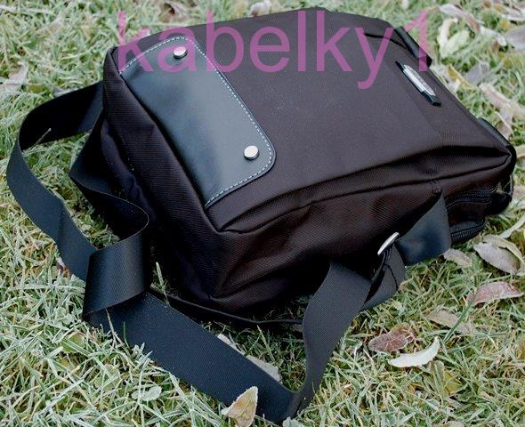 Pánska taška čierna crossbody priečinková