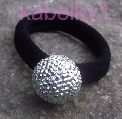 Gumička pierko strieborné a zlaté set 