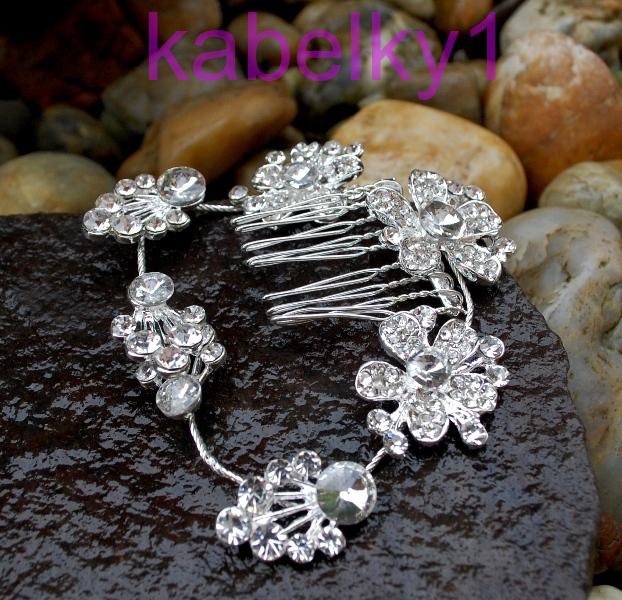 Ozdoba strieborná brúsené sklo strieborné