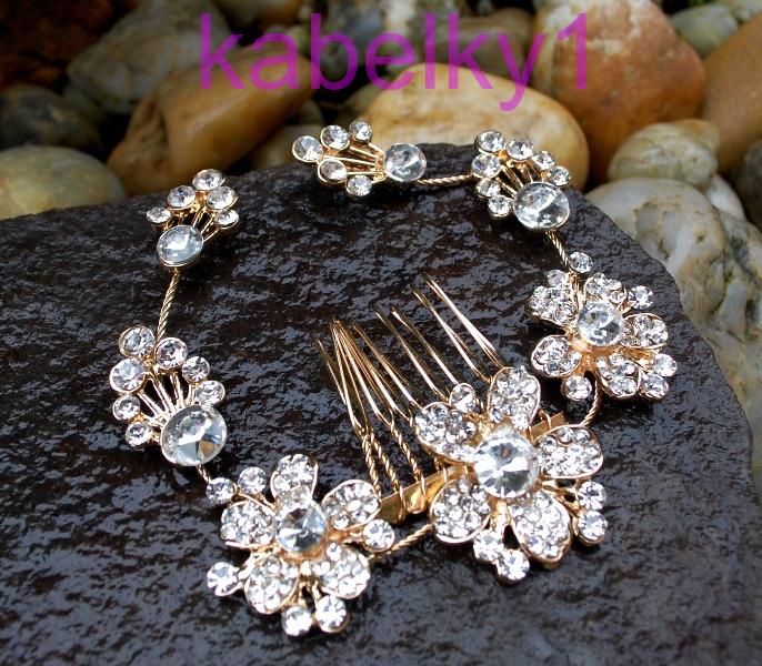 Ozdoba zlatej farby brúsené sklo strieborné