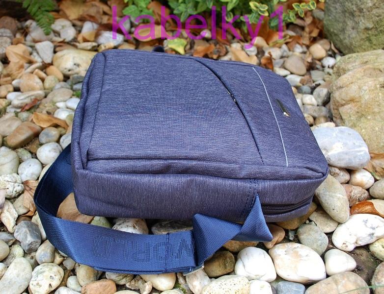 Pánska taška modrá džínsová crossbody 
