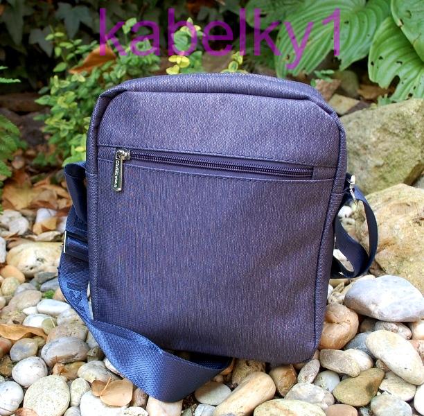 Pánska taška modrá džínsová crossbody 