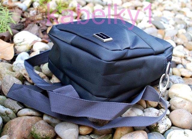  Pánska taška šedá crossbody krátka rúčka priečinky MAHEL