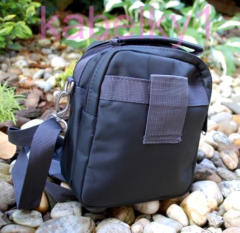  Pánska taška šedá crossbody krátka rúčka priečinky MAHEL