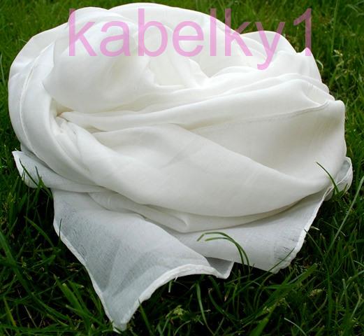 Šál lososový hladký jemný 