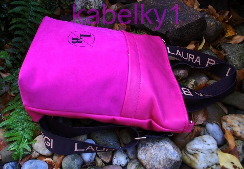 Kabelka ružová dlhé ramienko LAURA BIAGGI