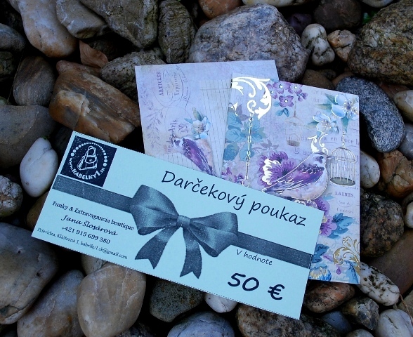 Darčeková poukážka 50,00 €