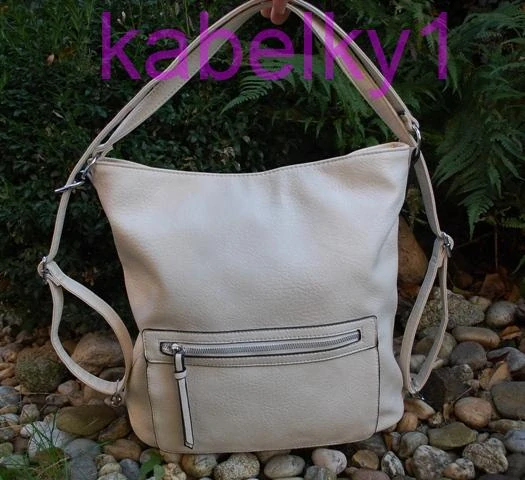 Batoh smotanový kabelka crossbody strieborné kovanie 