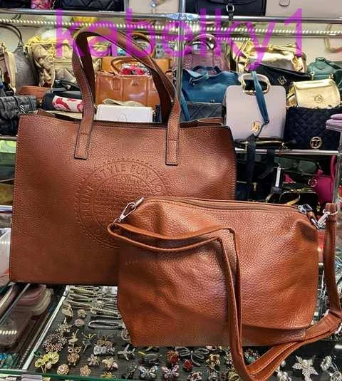 Kabelka staroružová 2 v 1 veľká a malá crossbody