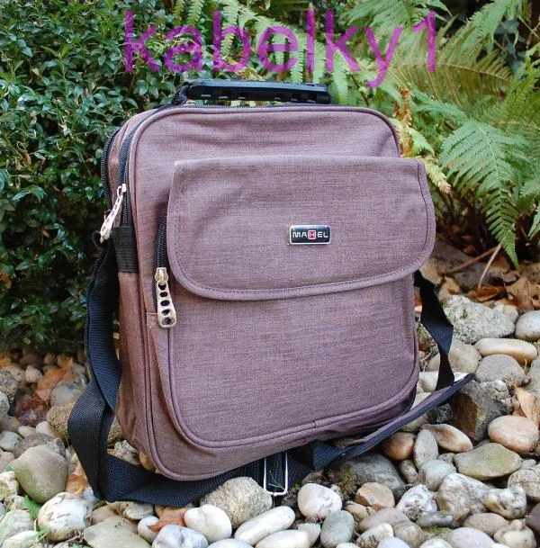 Pánska hnedá taška crossbody priečinková MAHEL