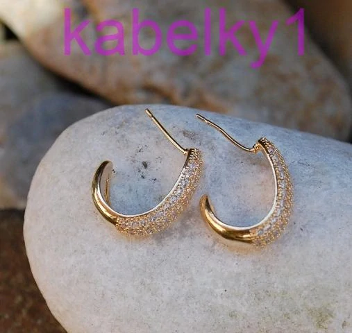 Náušnice zlaté strieborné brúsené sklo