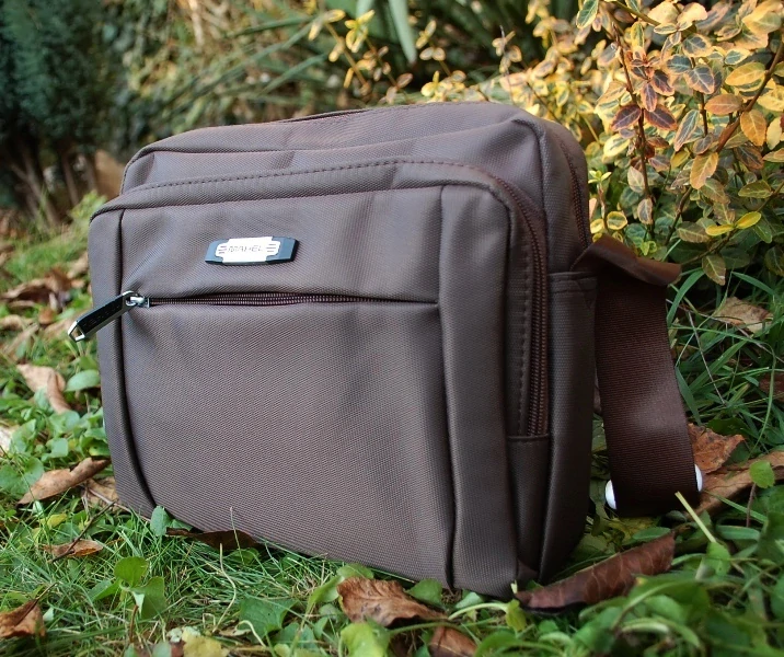  Pánska taška hnedá crossbody MAHEL