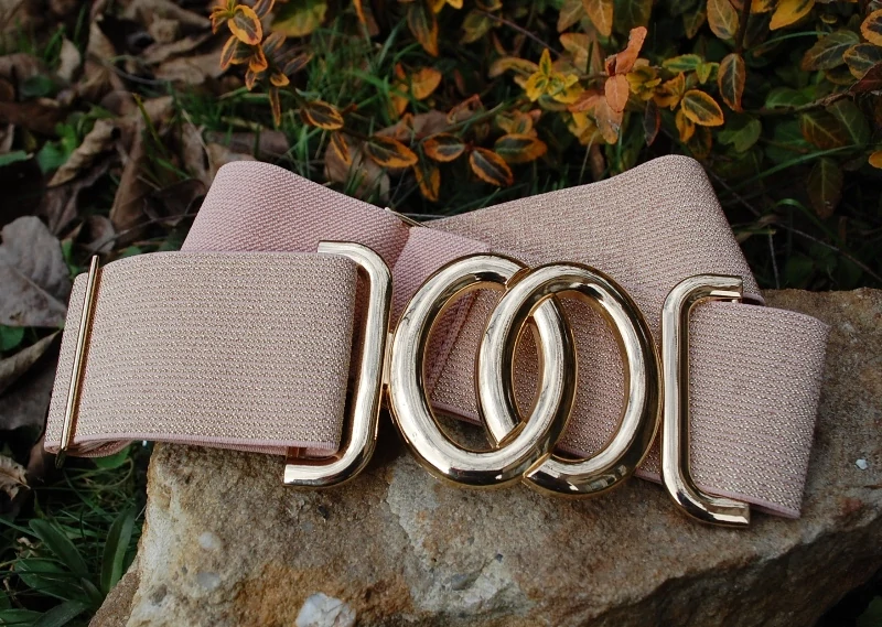 Opasok rose gold zlatý pružný zlatá pracka  