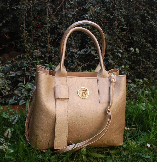 Kabelka rose gold zlatá dlhé ramienko LAURA BIAGGI