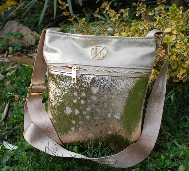 Kabelka zlatá crossbody LAURA BIAGGI