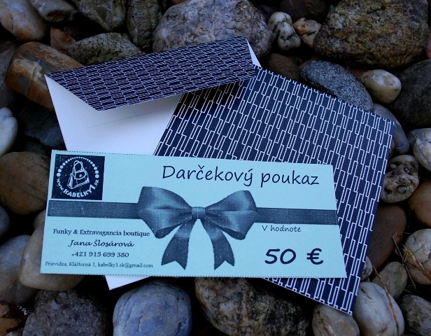 Darčeková poukážka 50,00 €