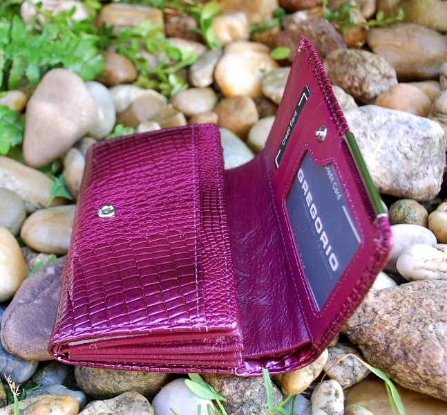 Dámska ružová lakovaná luxusná koža Gregorio