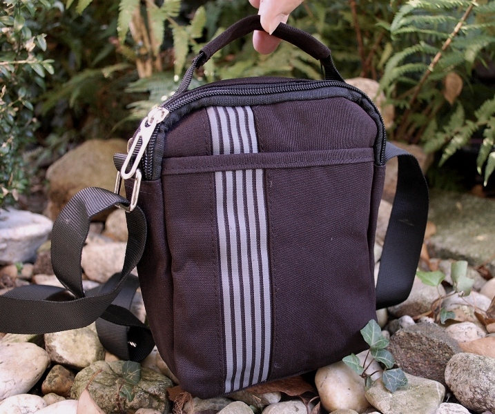  Pánska taška čierna crossbody 