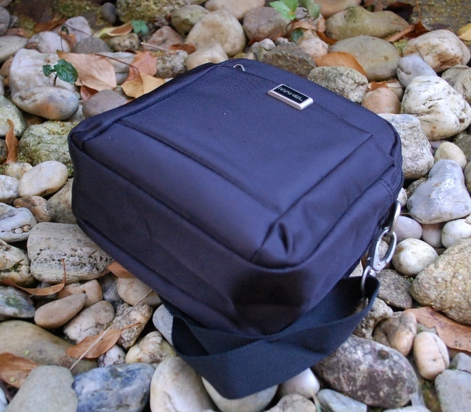  Pánska čierna taška crossbody krátka rúčka priečinky MAHEL