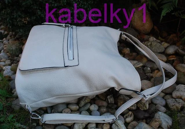Batoh smotanový kabelka crossbody strieborné kovanie 