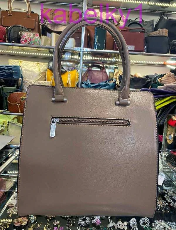 Kabelka šedá elegantná tri oddelenia SILVIA ROSA