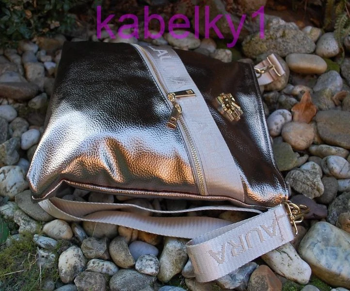 Kabelka zlatá tmavá crossbody LAURA BIAGGI