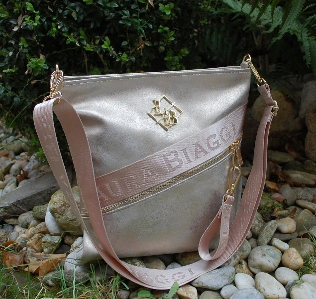 Kabelka zlatá zlatistá crossbody LAURA BIAGGI