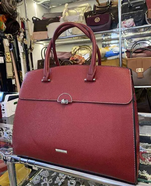 Kabelka bordová elegantná veľká SILVIA ROSA