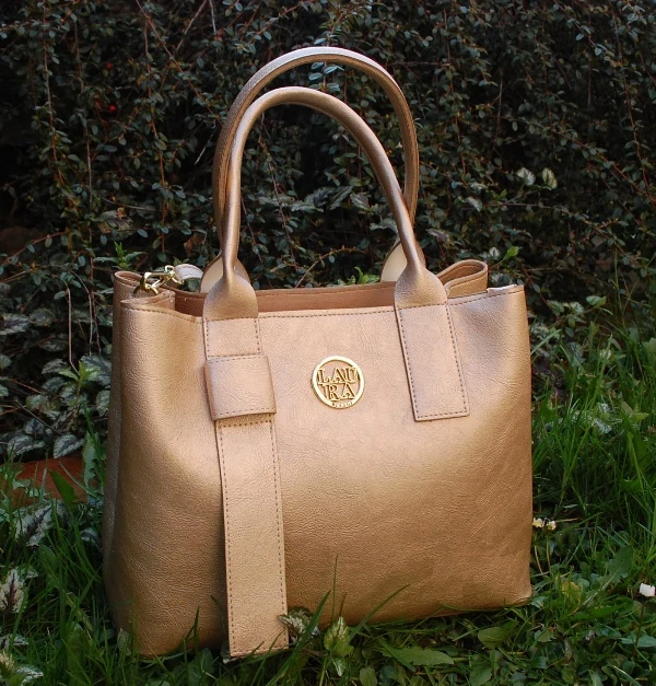 Kabelka rose gold zlatá dlhé ramienko LAURA BIAGGI