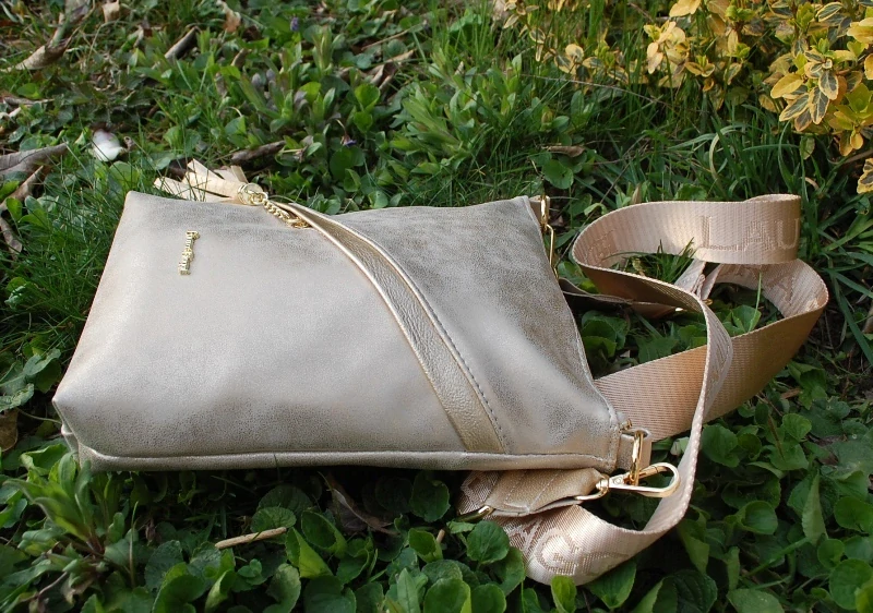 Kabelka zlatá  zlatistá crossbody LAURA BIAGGI