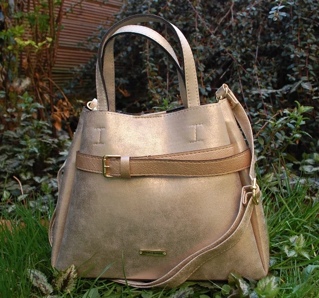 Kabelka zlatá dlhé ramienko LAURA BIAGGI