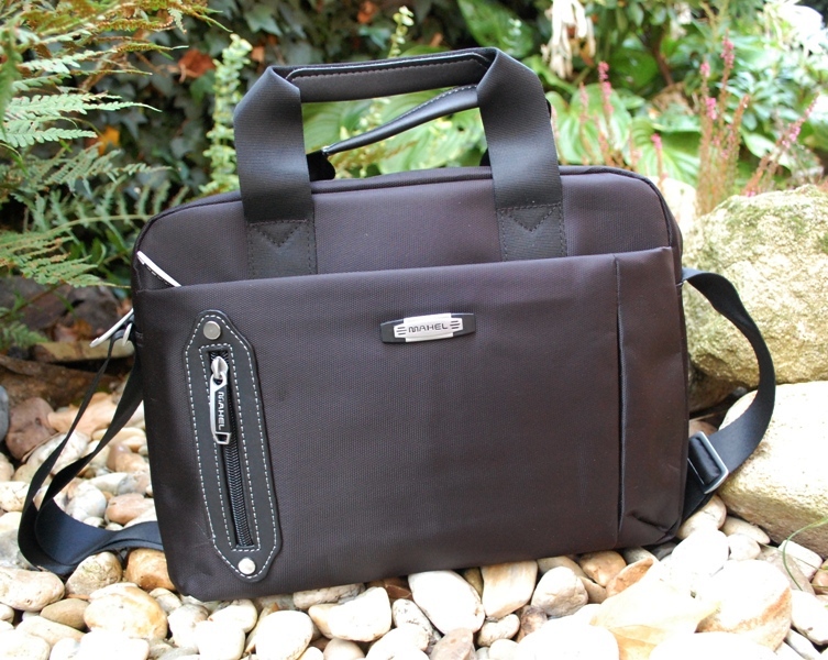 Čierna taška na notebook crossbody MAHEL 