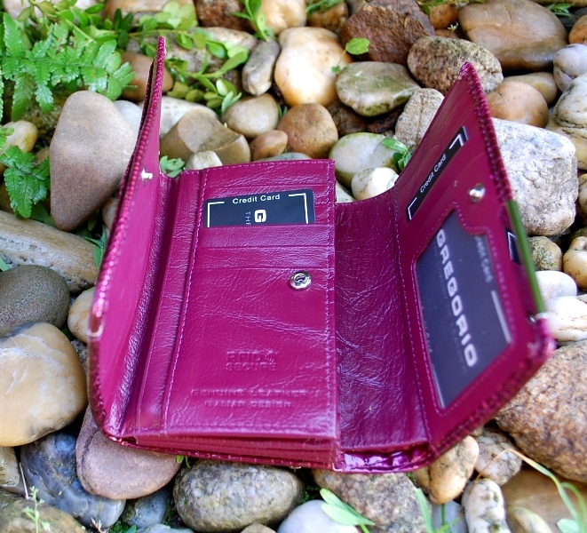 Dámska ružová lakovaná luxusná koža Gregorio