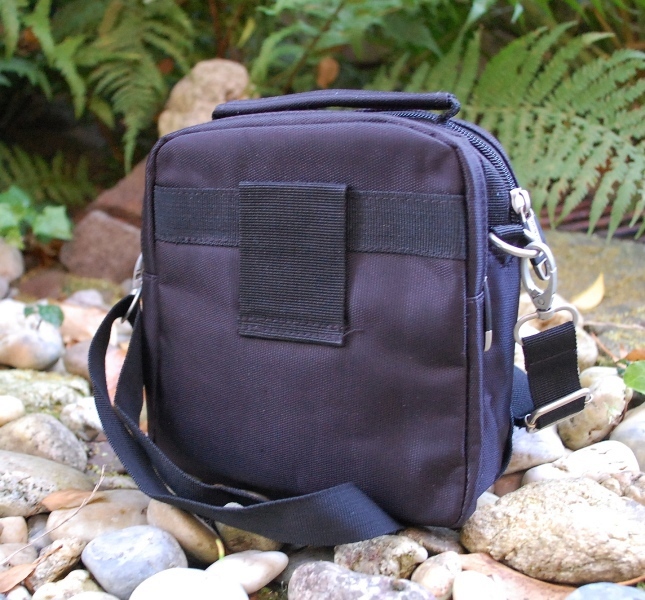  Pánska čierna taška crossbody krátka rúčka priečinky MAHEL