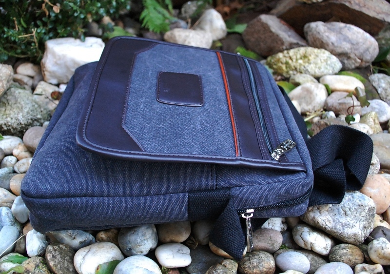  Pánska taška hnedá čierna kombinovaná crossbody