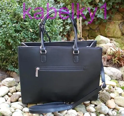 Kabelka čierna strieborné nity DAVID JONES