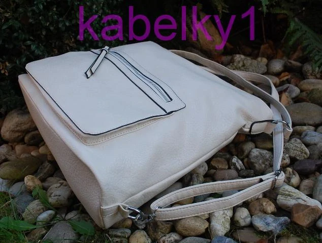 Batoh smotanový kabelka crossbody strieborné kovanie 