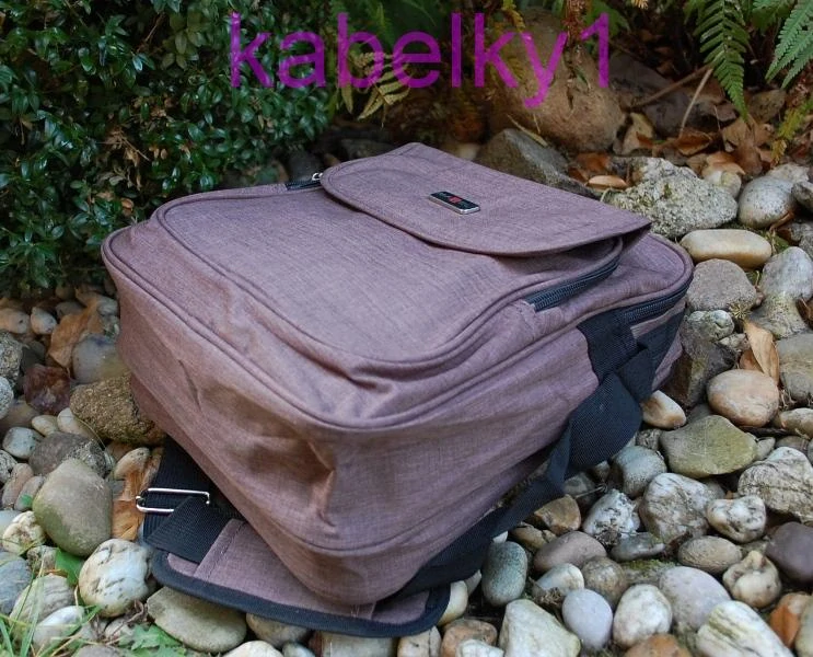Pánska hnedá taška crossbody priečinková MAHEL