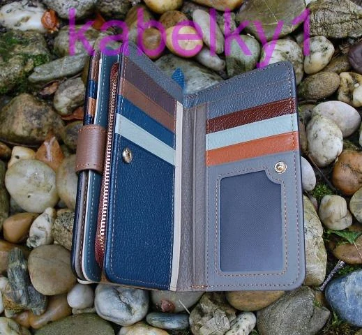 Dámska kožená peňaženka multicolor