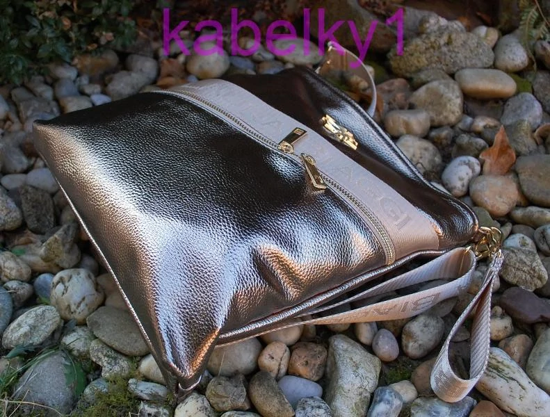 Kabelka zlatá tmavá crossbody LAURA BIAGGI