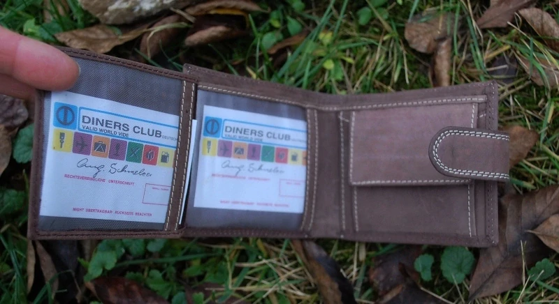 Hnedá peňaženka pánska koža matná pracka Wild