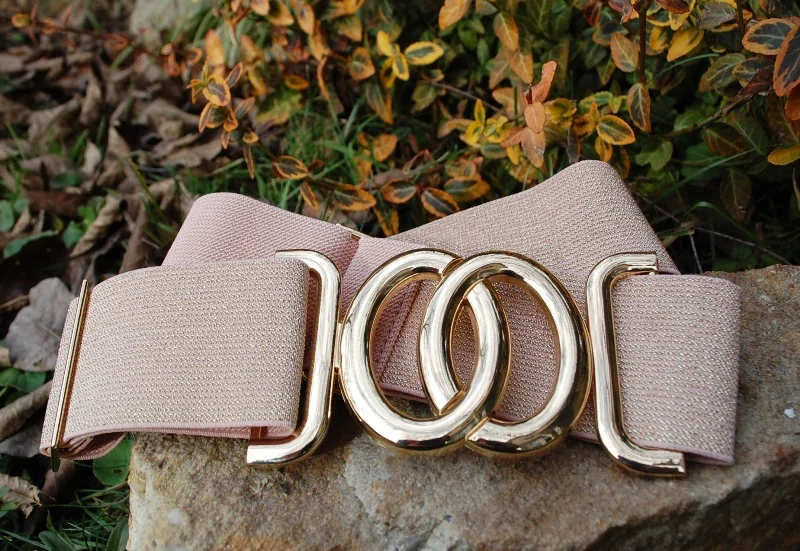 Opasok rose gold zlatý pružný zlatá pracka  