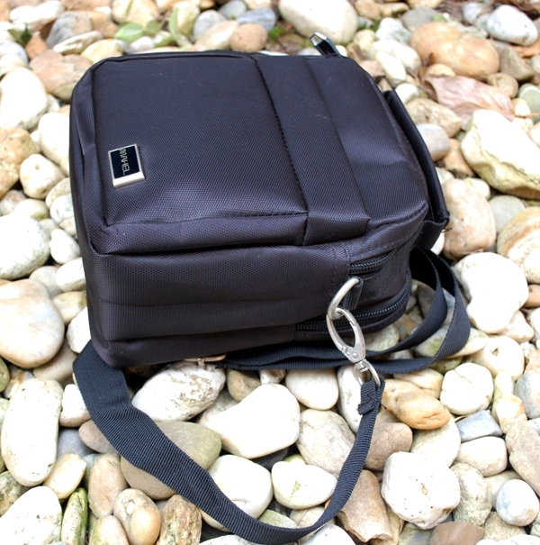  Pánska čierna taška crossbody krátka rúčka priečinky MAHEL