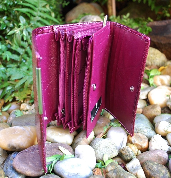 Dámska ružová lakovaná luxusná koža Gregorio