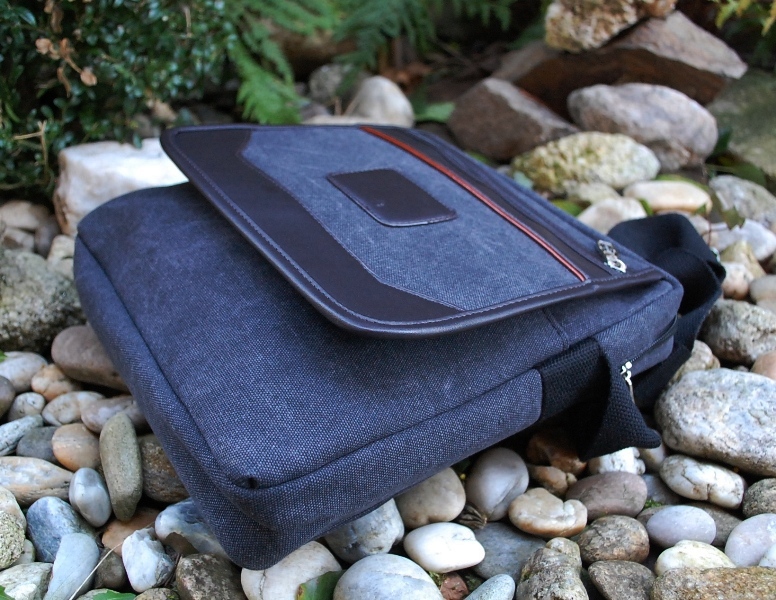  Pánska taška hnedá čierna kombinovaná crossbody