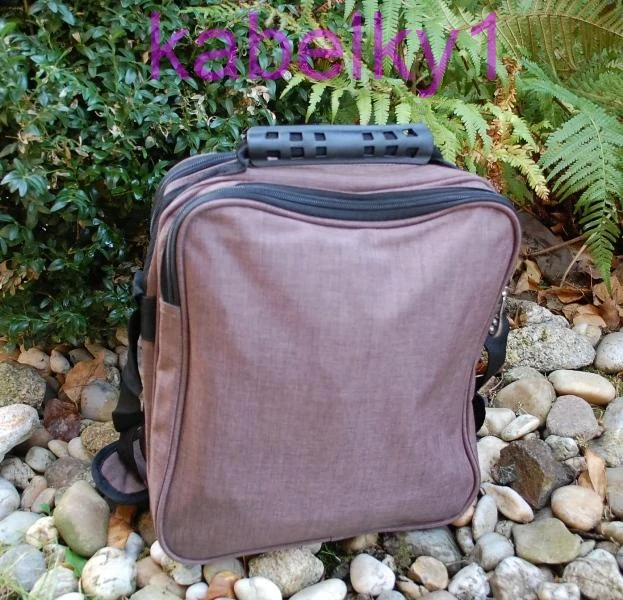 Pánska hnedá taška crossbody priečinková MAHEL