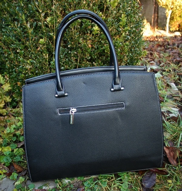 Kabelka čierna elegantná veľká SILVIA ROSA