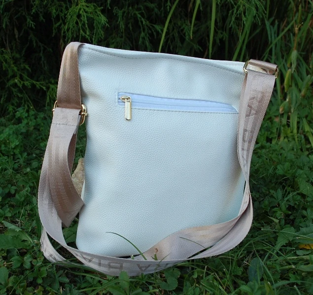 Kabelka biela zlatá crossbody LAURA BIAGGI