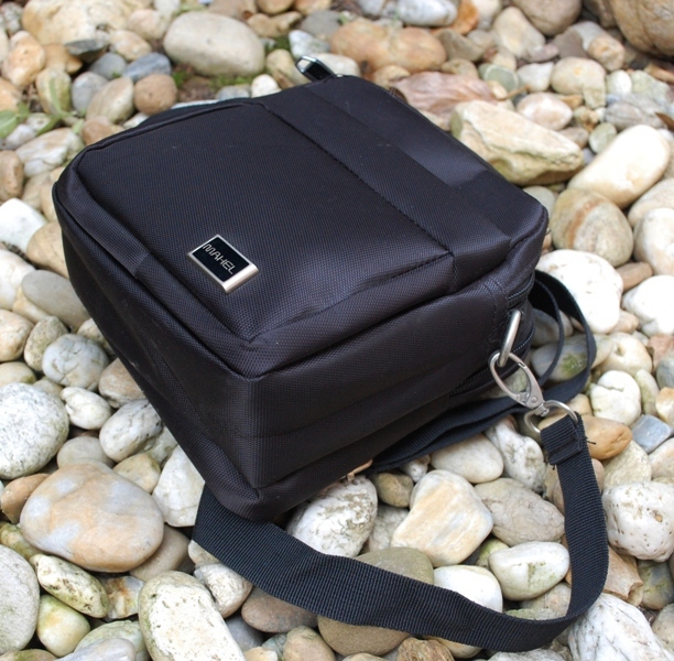  Pánska čierna taška crossbody krátka rúčka priečinky MAHEL