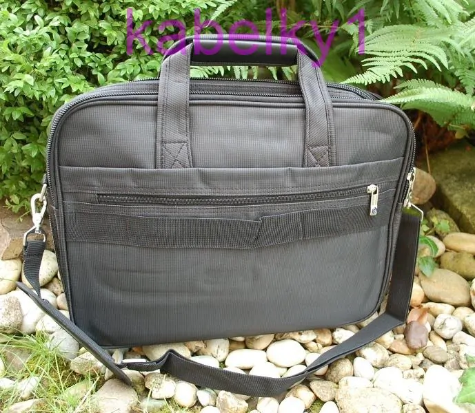  Pánska aktovka čierna kufrík veľká strieborné logo NEWBERRY